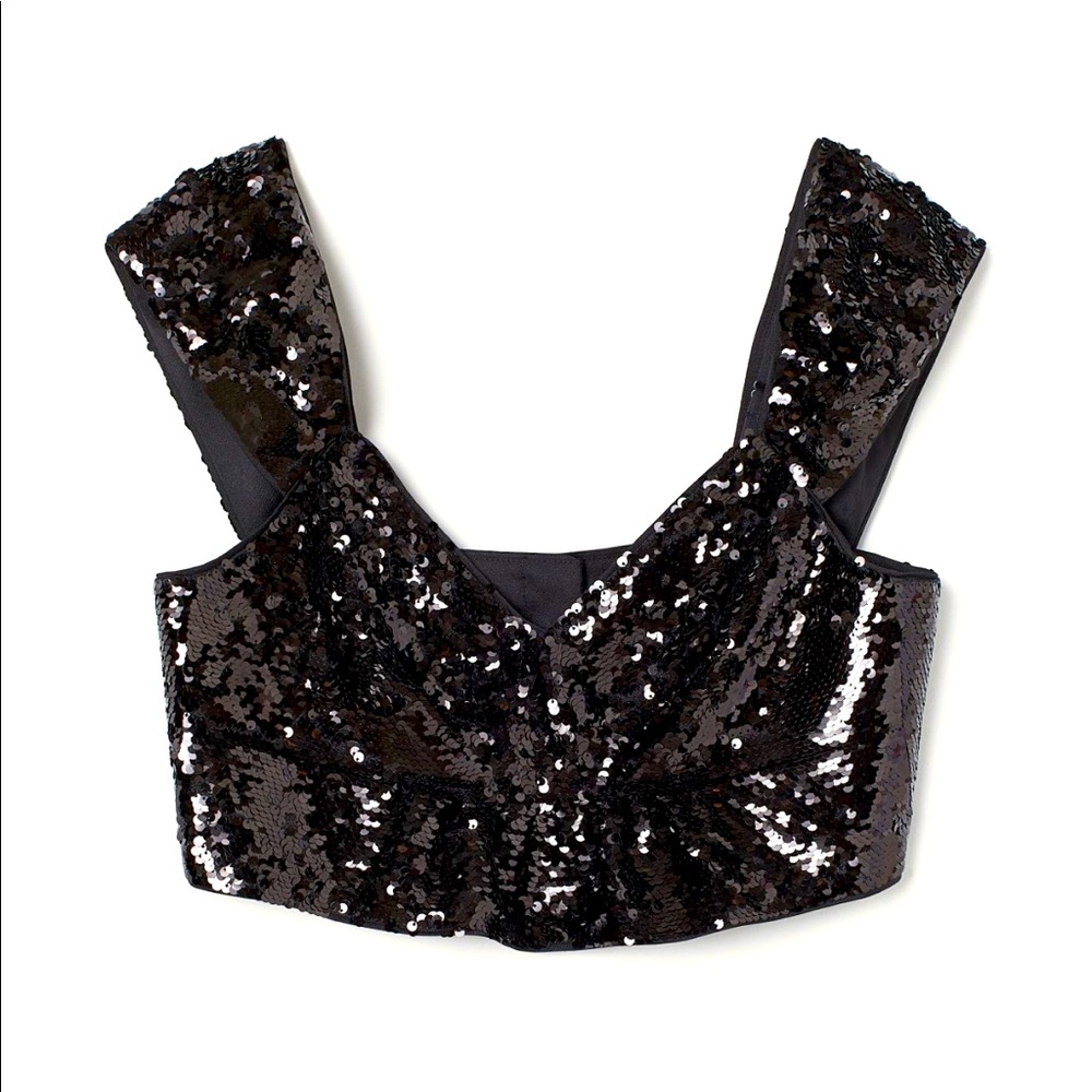 Simone Rocha x H&M Sequined Crop Top